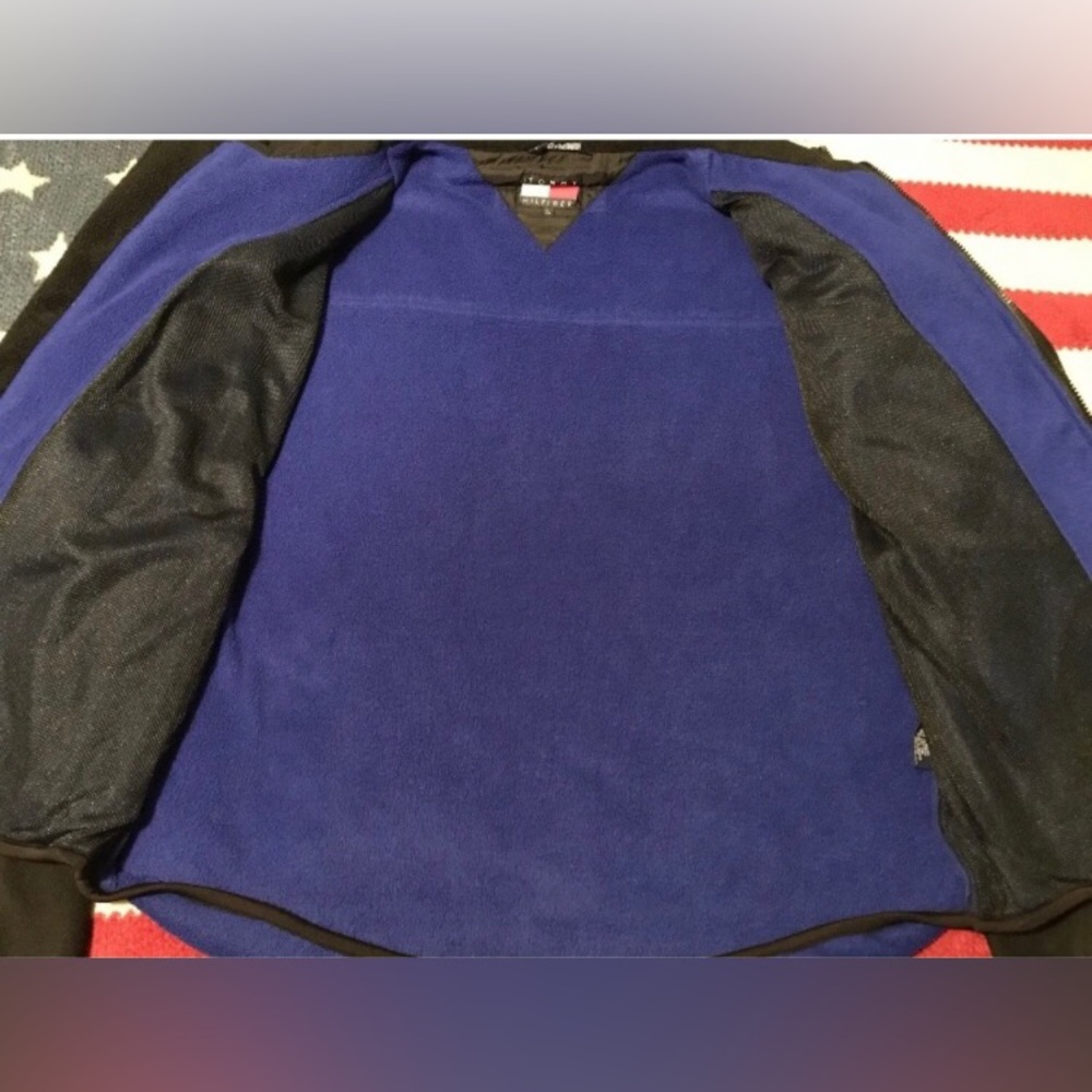 Vintage 90s Tommy Hilfiger Alpine Ski Fleece Jacket L Rlx Stadium Mountain Acg x - Picture 7 of 12